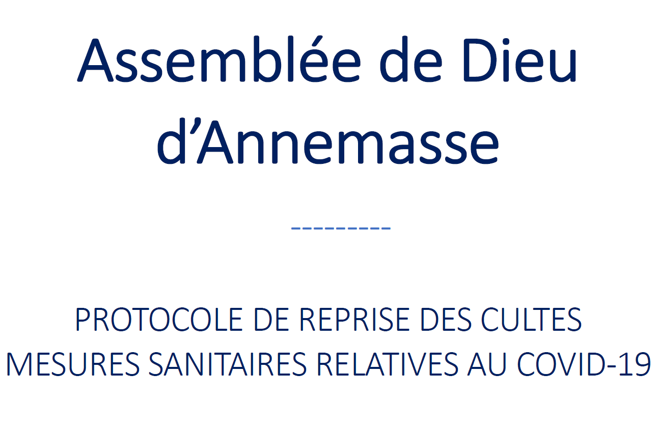 Protocole de reprise des cultes