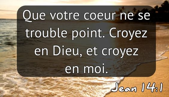 Que ton cœur ne se trouble pas, Dieu est au contrôle de toute chose